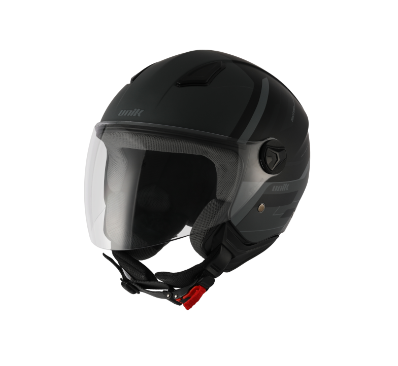 CASCO JET UNIK ASTRO NEGRO/GRIS MATE T. M