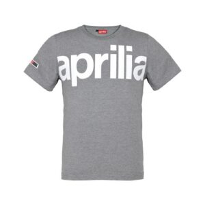 CAMISETA APRILIA WIDE GRIS T. L