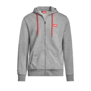 SUDADERA CON CAPUCHA APRILIA GRIS T. M
