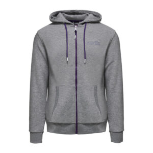 SUDADERA CON CAPUCHA APRILIA RACING LIFESTYLE GRIS