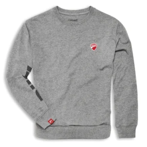 SUDADERA CUELLO REDONDO DUCATI LOGO GRIS
