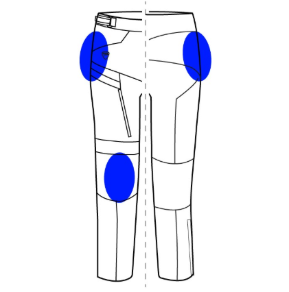 PANTALON DE TELA DUCATI STRADA C6 - Imagen 3