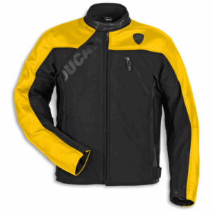 CHAQUETA DE TELA-PIEL DUCATI LOGO C1