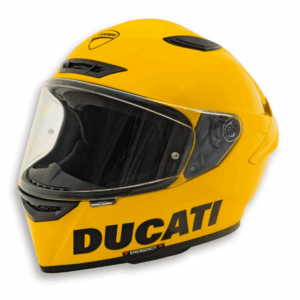 CASCO INTEGRAL DUCATI LOGO YELLOW