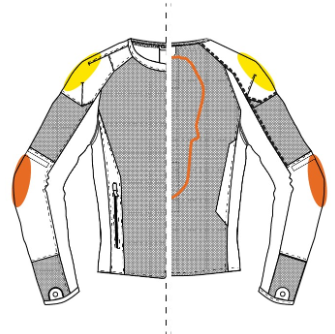 CHALECO CON PROTECCIONES DUCATI OVERLAY P01 2.0 - Imagen 3