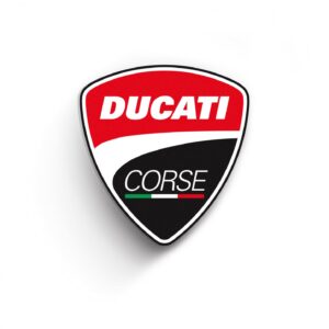 PLACA DE METAL DUCATI CORSE SHIELD