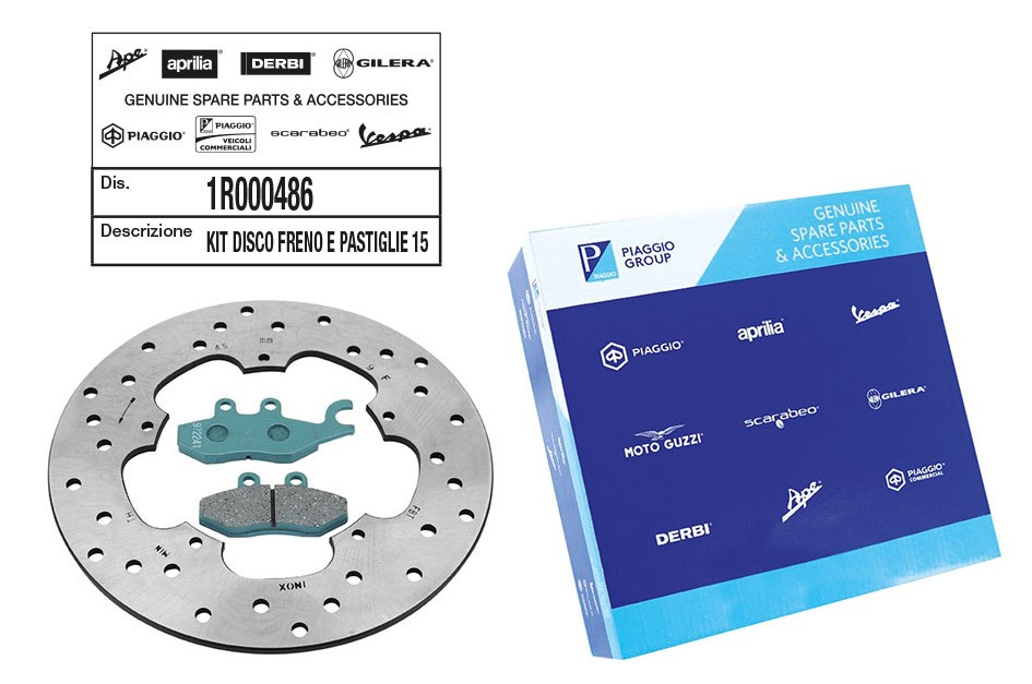 KIT FRENO DELANTERO PIAGGIO MP3