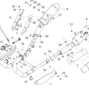 PROTECTOR DE SILENCIOSO MOTO GUZZI V7