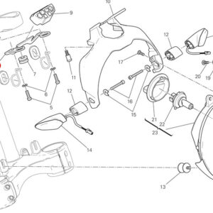SOPORTE CONECTOR DUCATI MONSTER