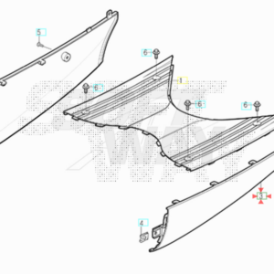 QUILLA IZQUIERDA DAELIM BESBI 125