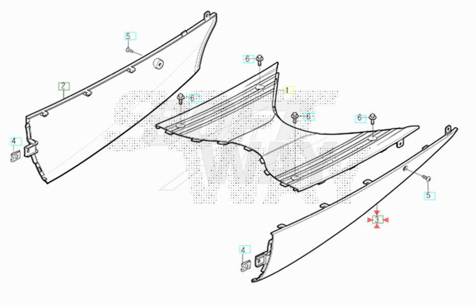 QUILLA IZQUIERDA DAELIM BESBI 125