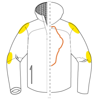 CHAQUETA DE TELA DUCATI SCR62 MILESTONE - Imagen 5