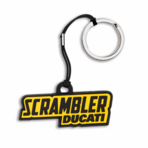 LLAVERO DE GOMA DUCATI SCRAMBLER LOGO
