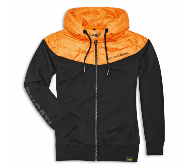 SUDADERA CON CAPUCHA DUCATI SCRAMBLER SCR62 IBRID MUJER