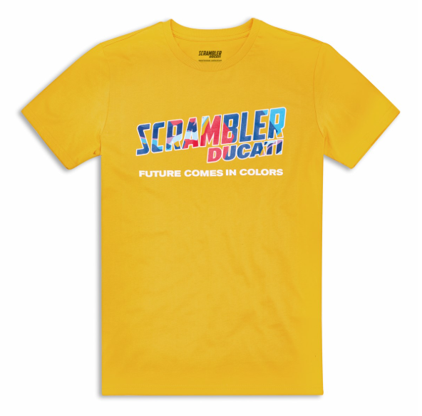 CAMISETA DUCATI SCRAMBLER FUTURECOMES IN COLORS