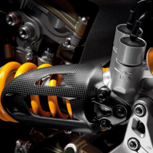 PROTECTOR AMORTIGUADOR DE CARBONO DUCATI