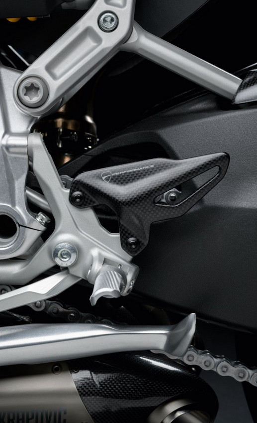 PROTECTOR DE TALÓN CARBONO DUCATI - Imagen 2