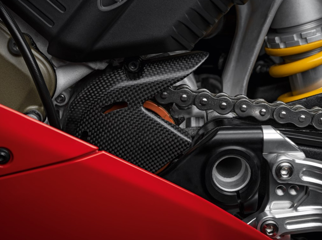 TAPA PIÑÓN DE CARBONO DUCATI - Imagen 2