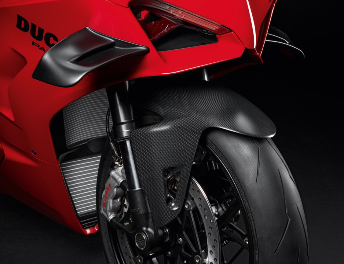GUARDABARROS DELANTERO CARBONO DUCATI PANIGALE - Imagen 2