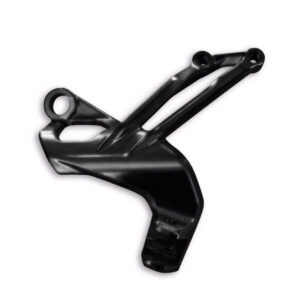 PLACA PORTA ESTRIBO NEGRA DUCATI