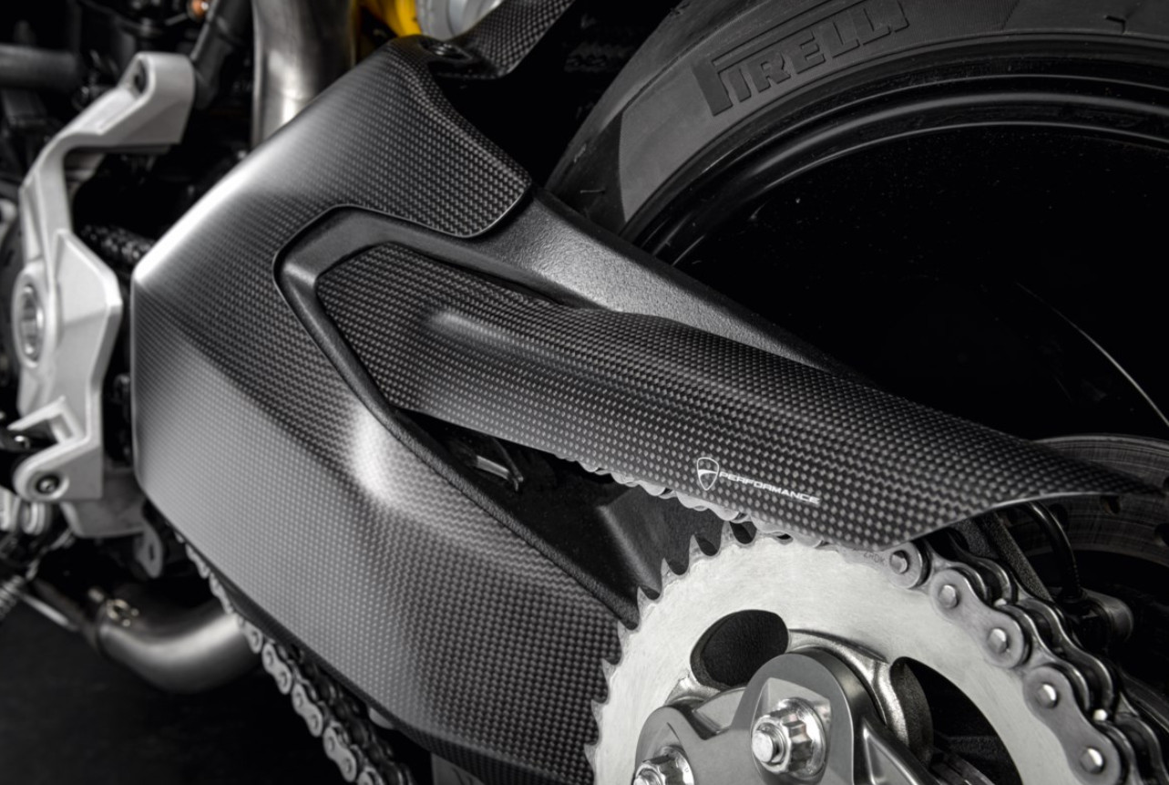 PROTECTOR DE CADENA CARBONO DUCATI - Imagen 2