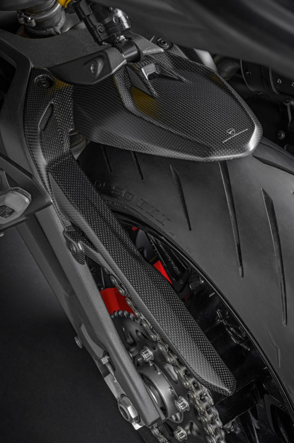 GUARDABARROS TRASERO CARBONO DUCATI MONSTER - Imagen 2