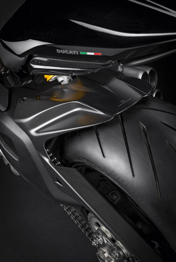 GUARDABARROS TRASERO CARBONO DUCATI DIAVEL V4 - Imagen 2