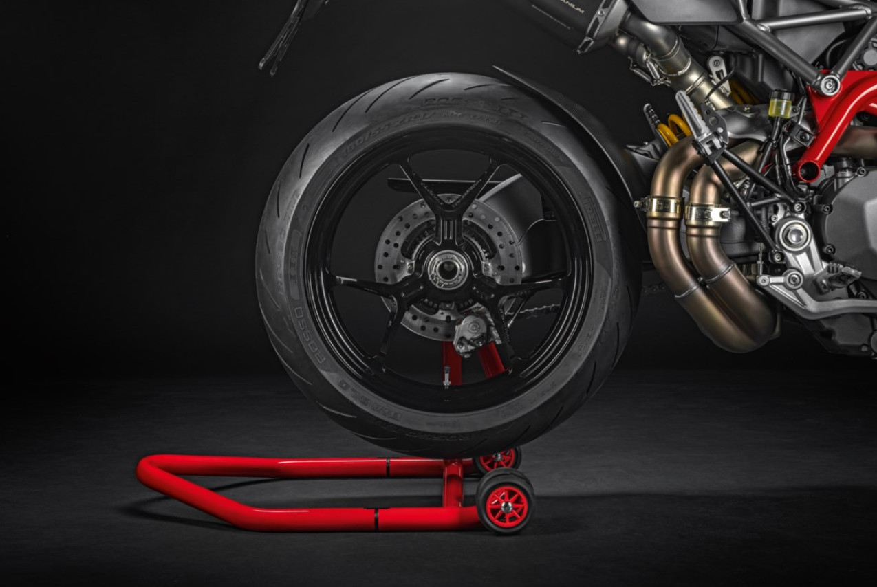 CABALLETE BOX TRASERO BASCULANTE MONOBRAZO DUCATI - Imagen 2