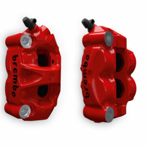 PINZAS DE FRENO DELANTERAS DUCATI V2 ROJAS